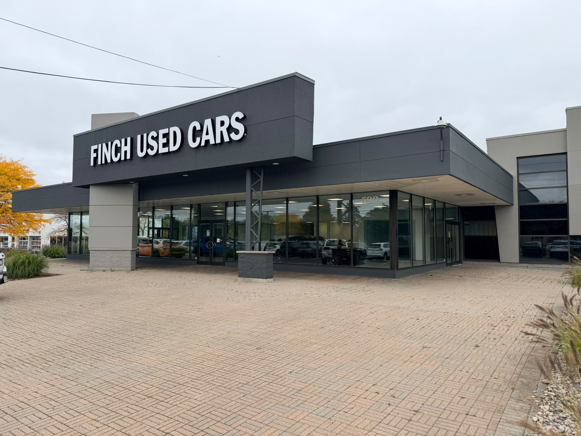 Finch Used Cars dealership exterior at 590 Wharncliffe Road South
